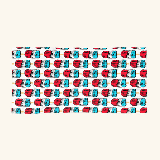 Ruff Collar Beach Towel – Rocket Pop Edition
